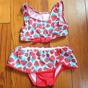 Toddler Strawberry Swim Suit
